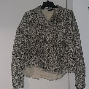 Animal print jacket